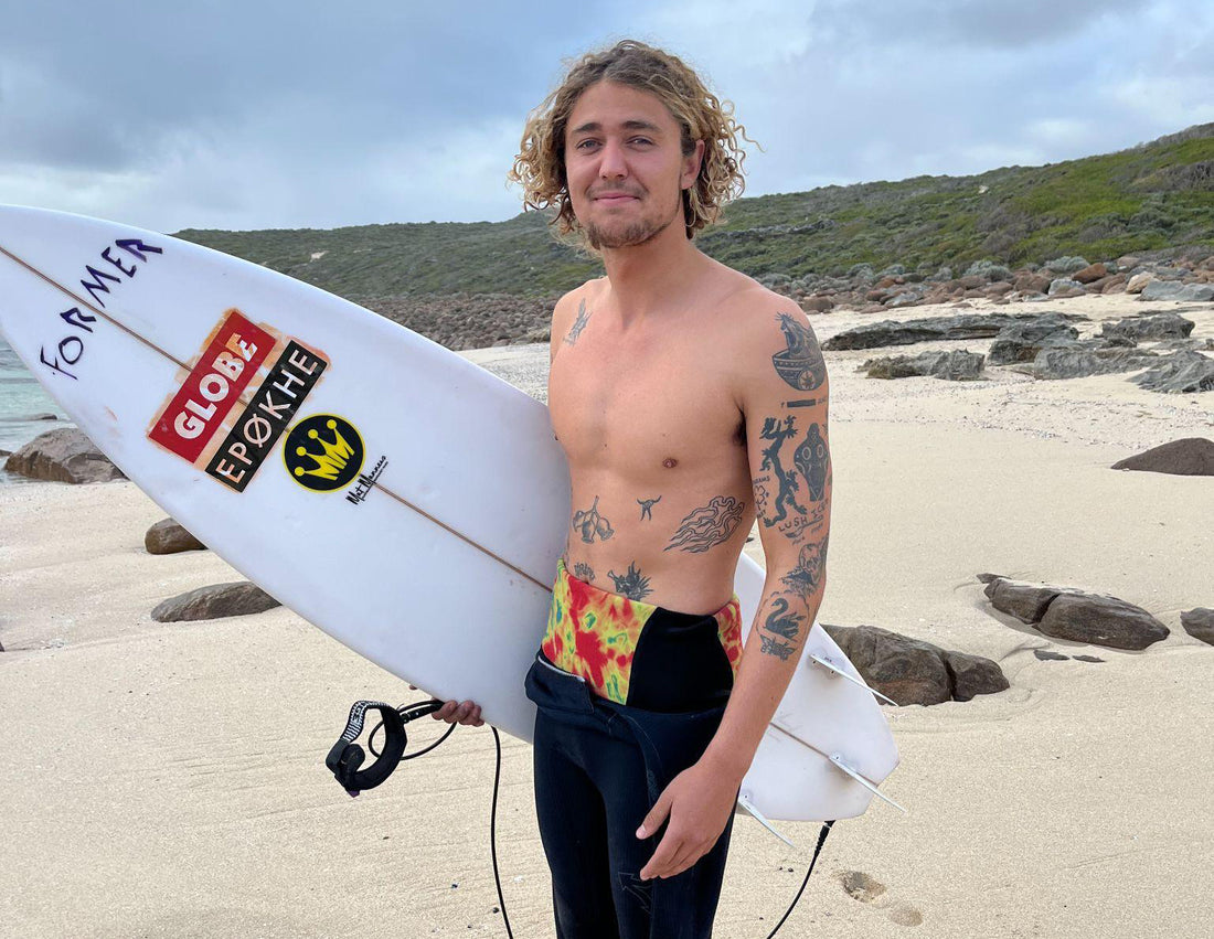 Shaun Manners in the Xcel Comp X wetsuit