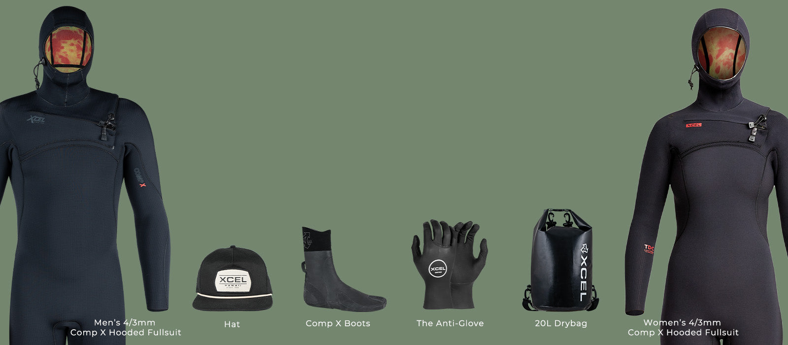 Ultimate Winter Kit Core Surfer hero with products