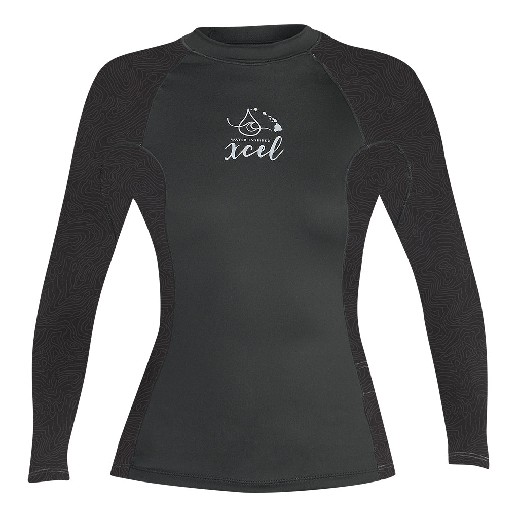 Women's Ocean Ramsey Water Inspired Premium Stretch Long Sleeve UV