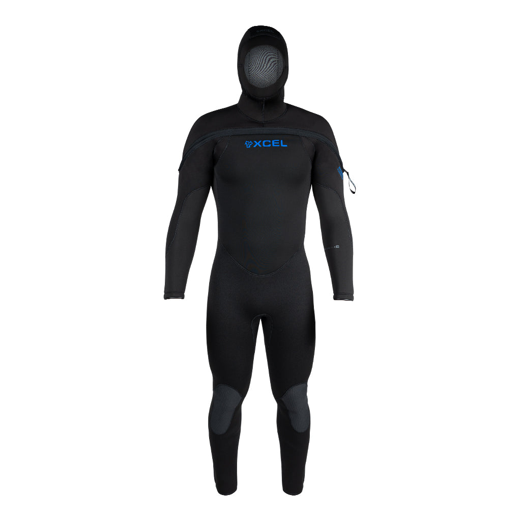 Men's Hydroflex Hooded Dive Fullsuit 8/7/6/5mm – Xcel Wetsuits