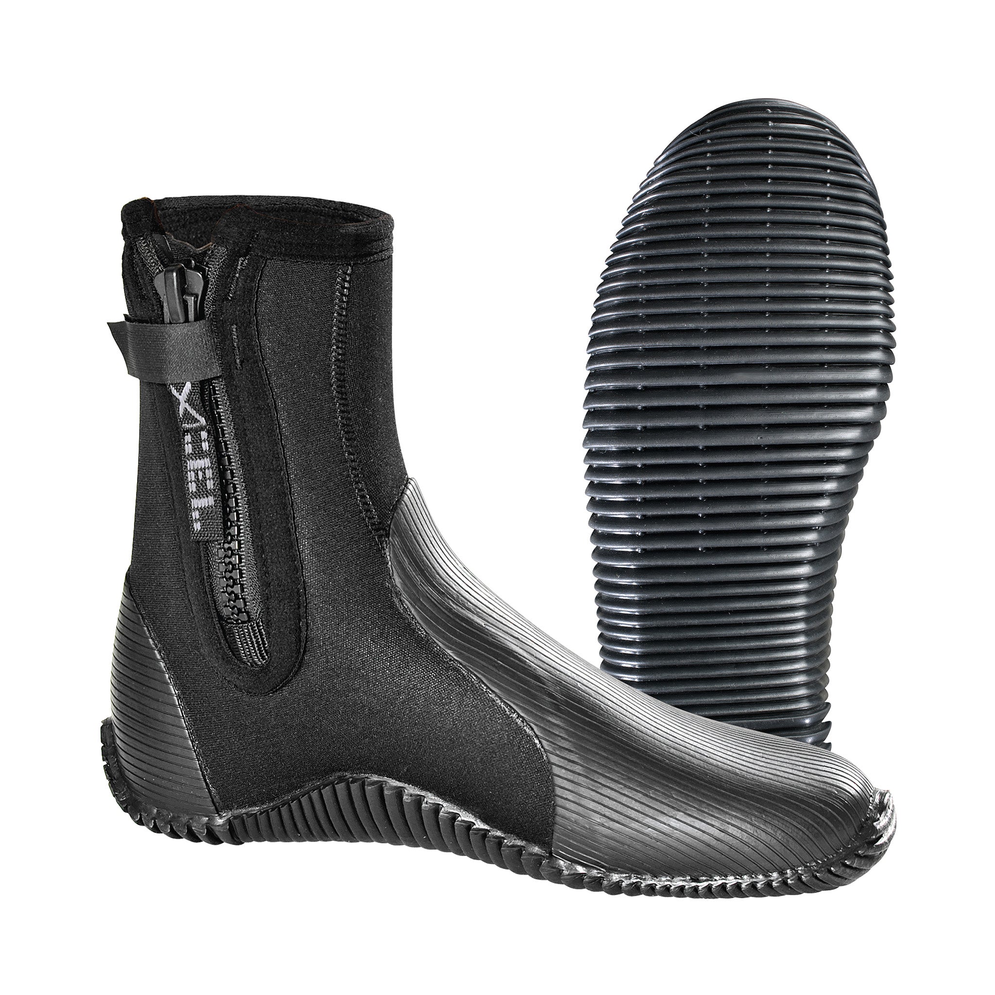 Mens Hydroflex Flex Sole Dive Boot 6.5mm Black / 6 Mens Hydroflex Flex Sole Dive Boot 6.5mm Black / 6