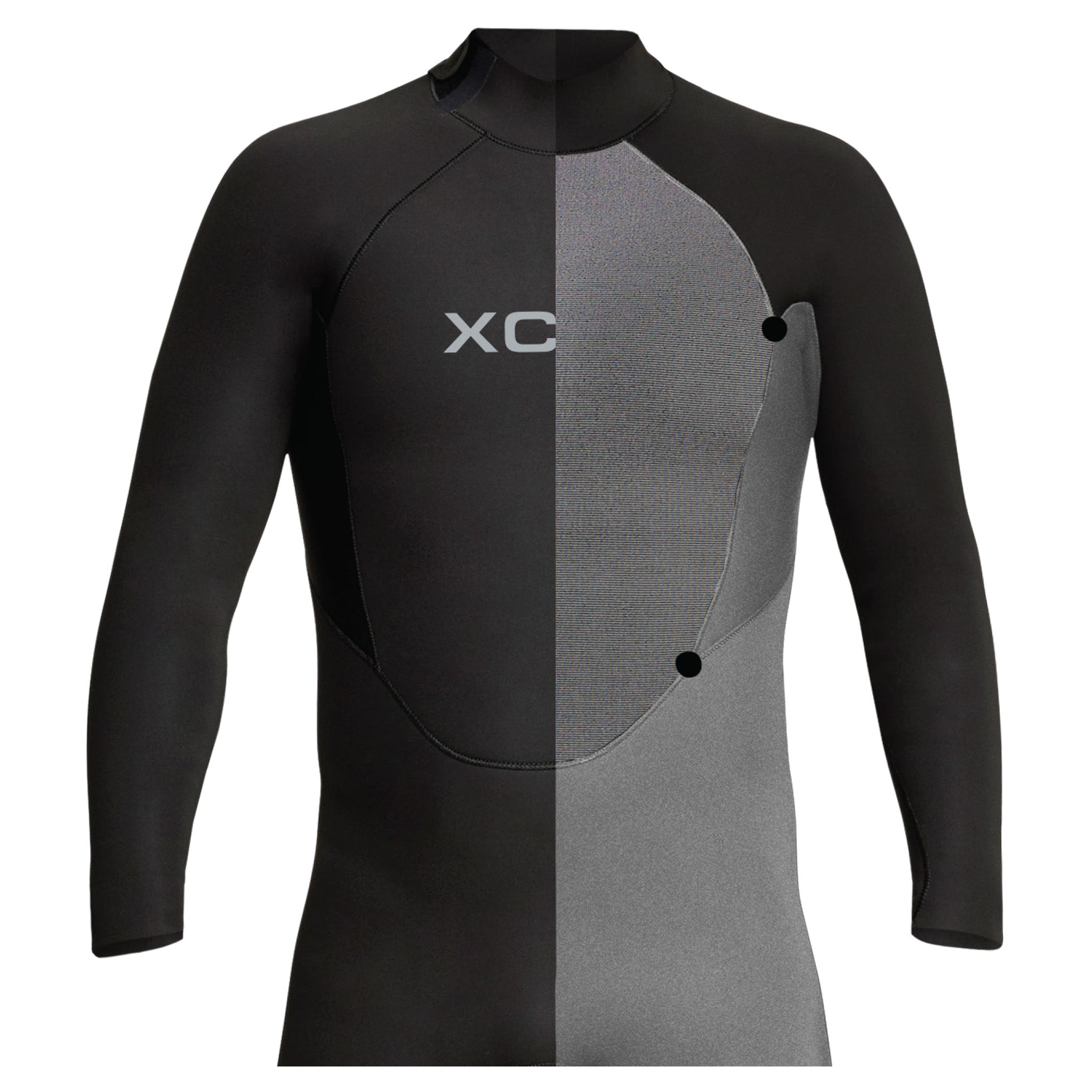Xcel Axis Wetsuit cross-section