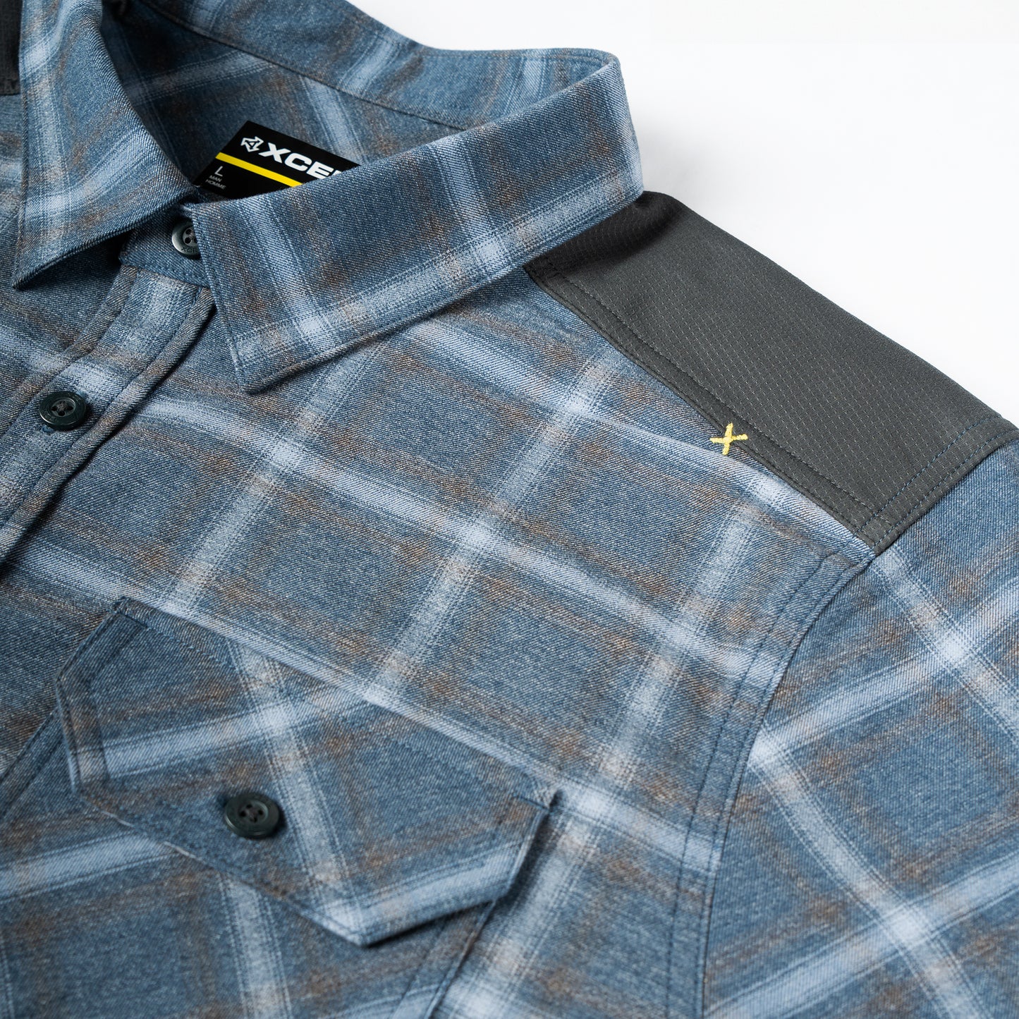 Men's Flannel Shirt - Navy Plaid/Graphite