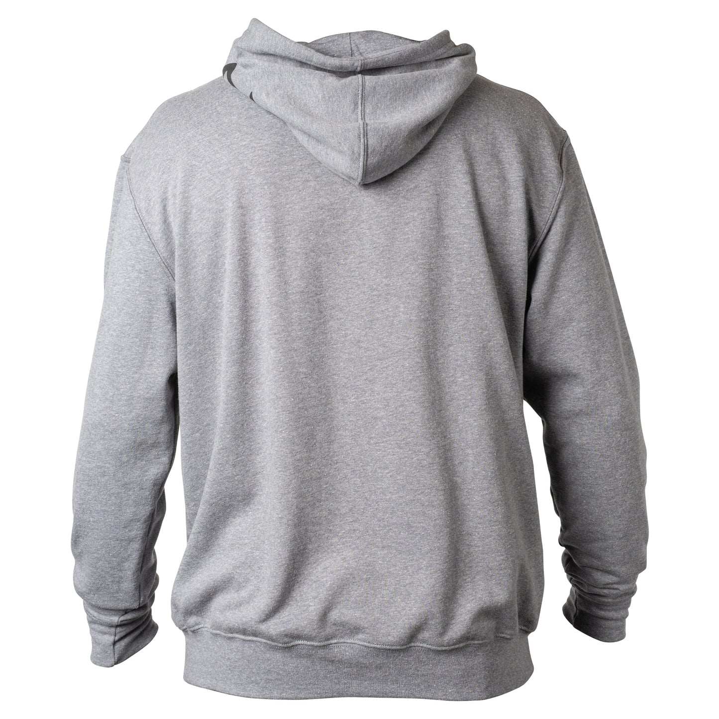 Men's Corp Logo Long Sleeve Hooded Fleece - Heather Grey