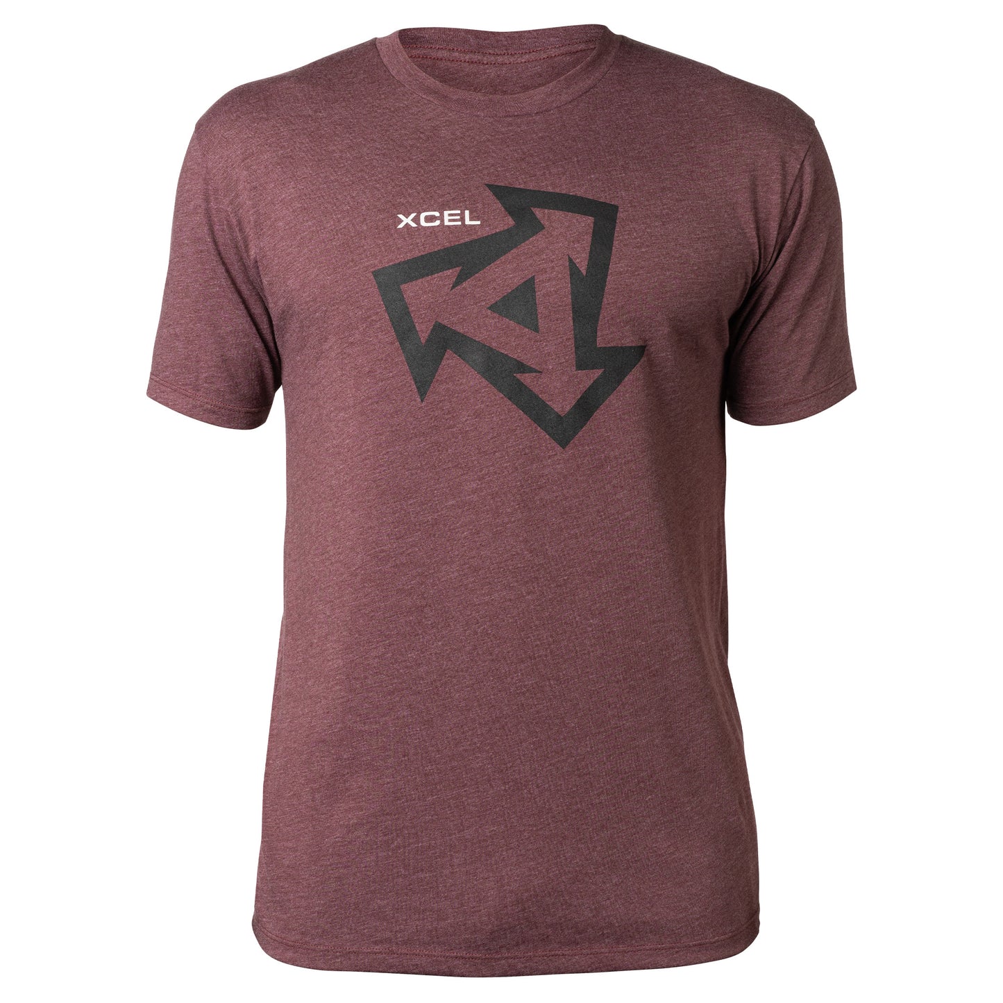 Men's Icon Logo Short Sleeve Tee - Heather Maroon