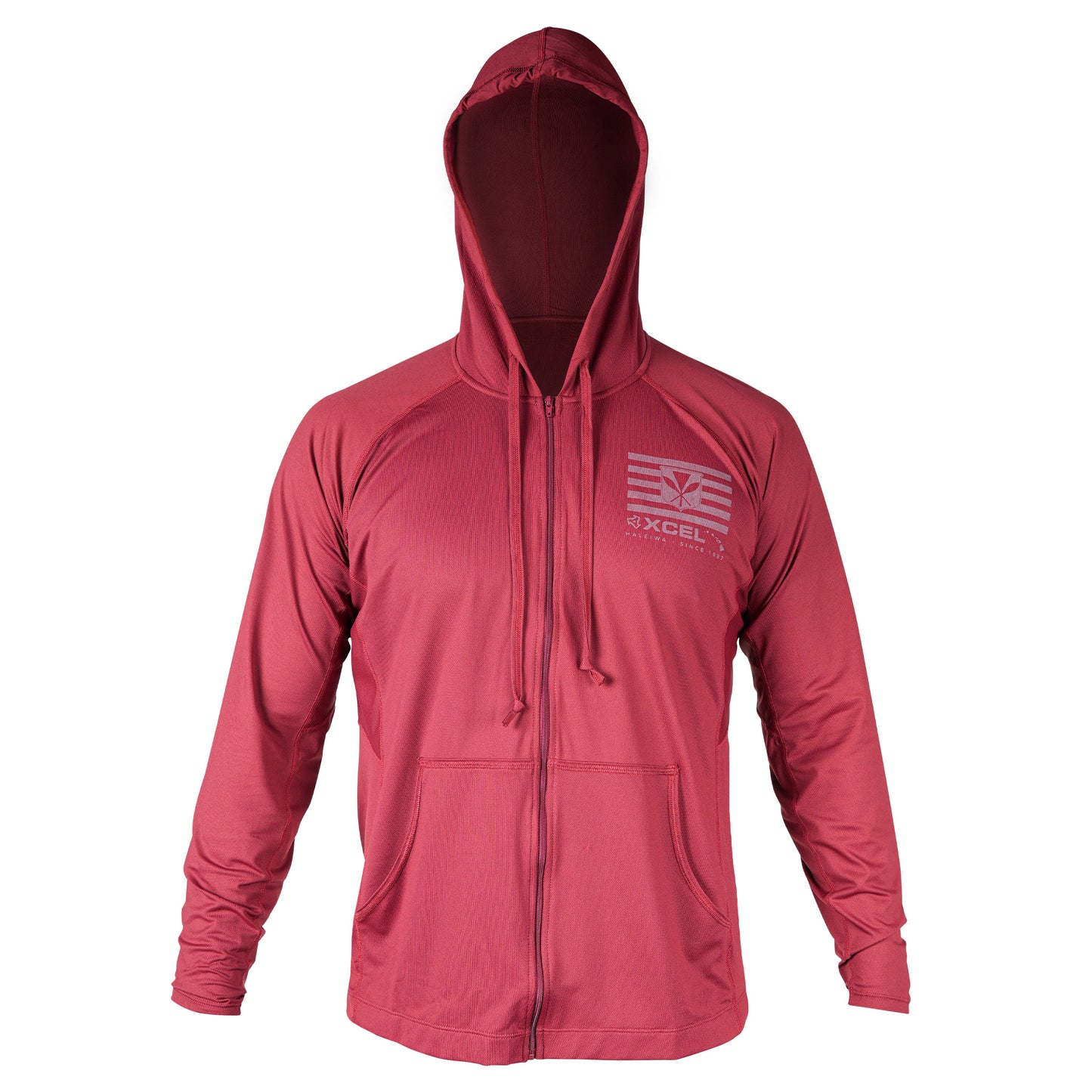 Men's VentX Tribal Long Sleeve Front Zip Hoodie UV