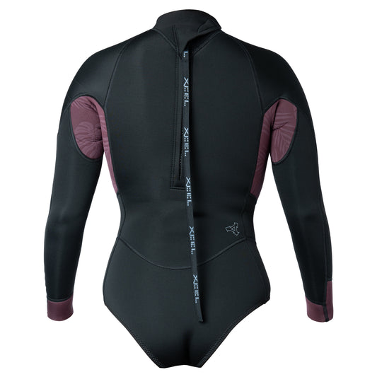 Women's Axis Long Sleeve Back Zip Cheeky Cut Spring Wetsuit 2mm