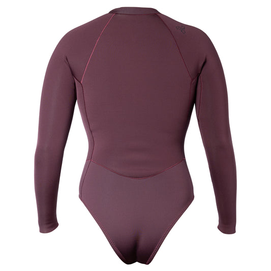 Women's Comp Long Sleeve Front Zip Spring 1MM
