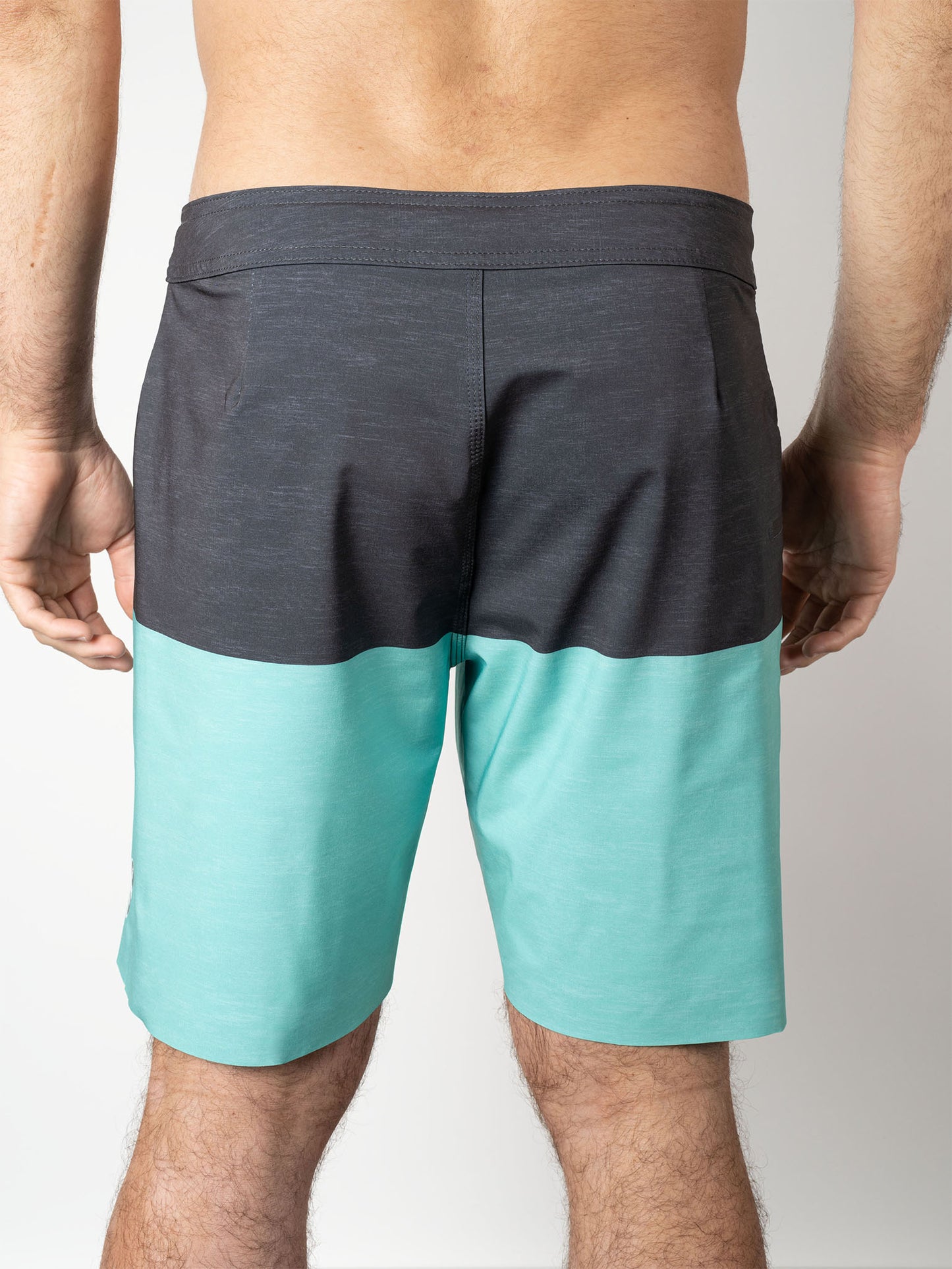 Men's Infiniti 18.5" Boardshort - Heather Black/Sea Foam