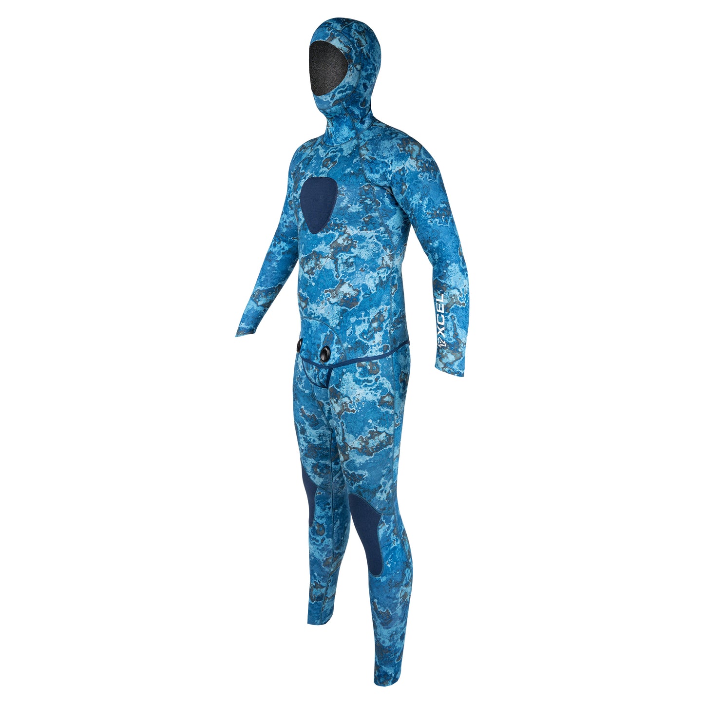 Men's Free Diver 2-Piece Set Hooded Full Wetsuit 3mm