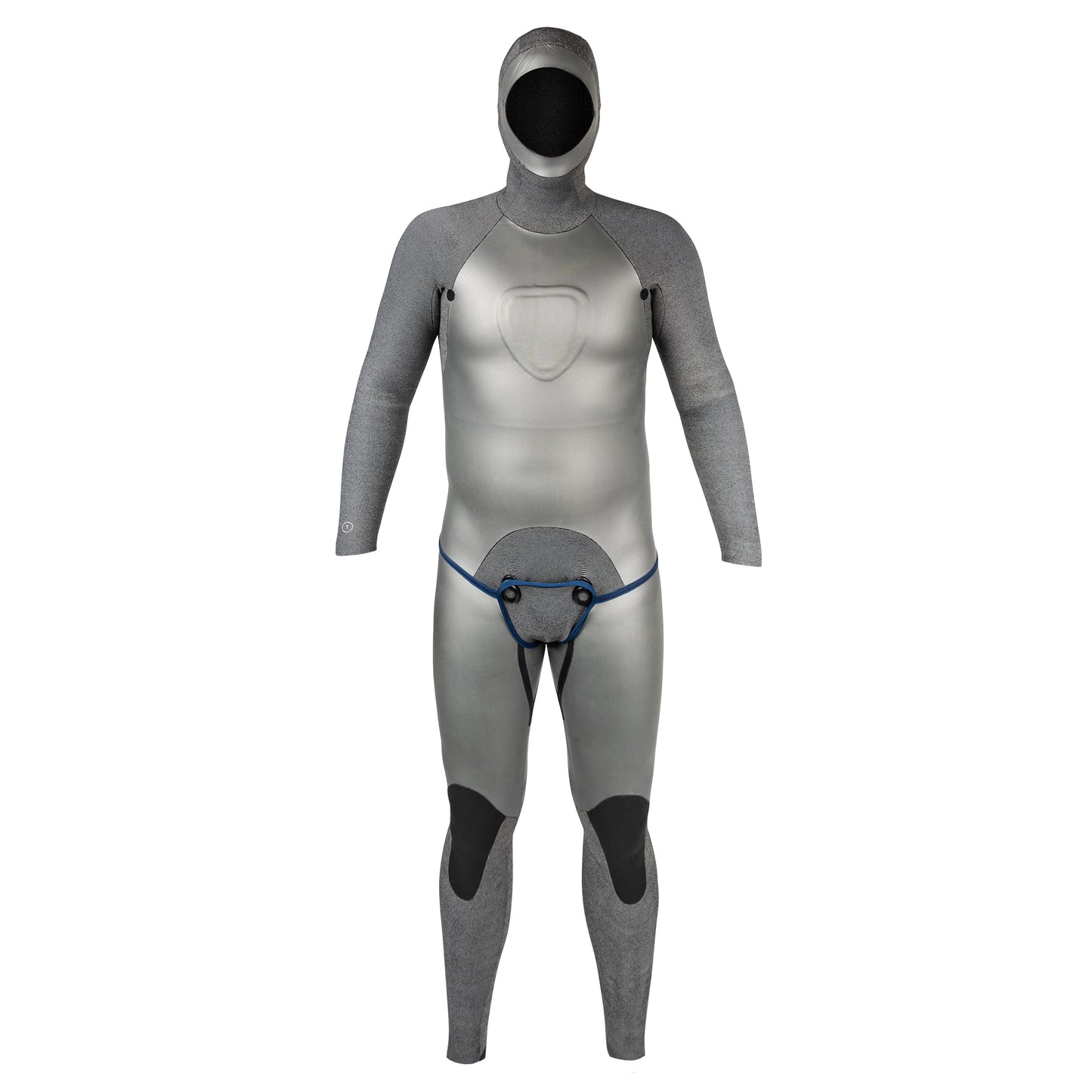 Men's Free Diver 2-Piece Set Hooded Full Wetsuit 3mm