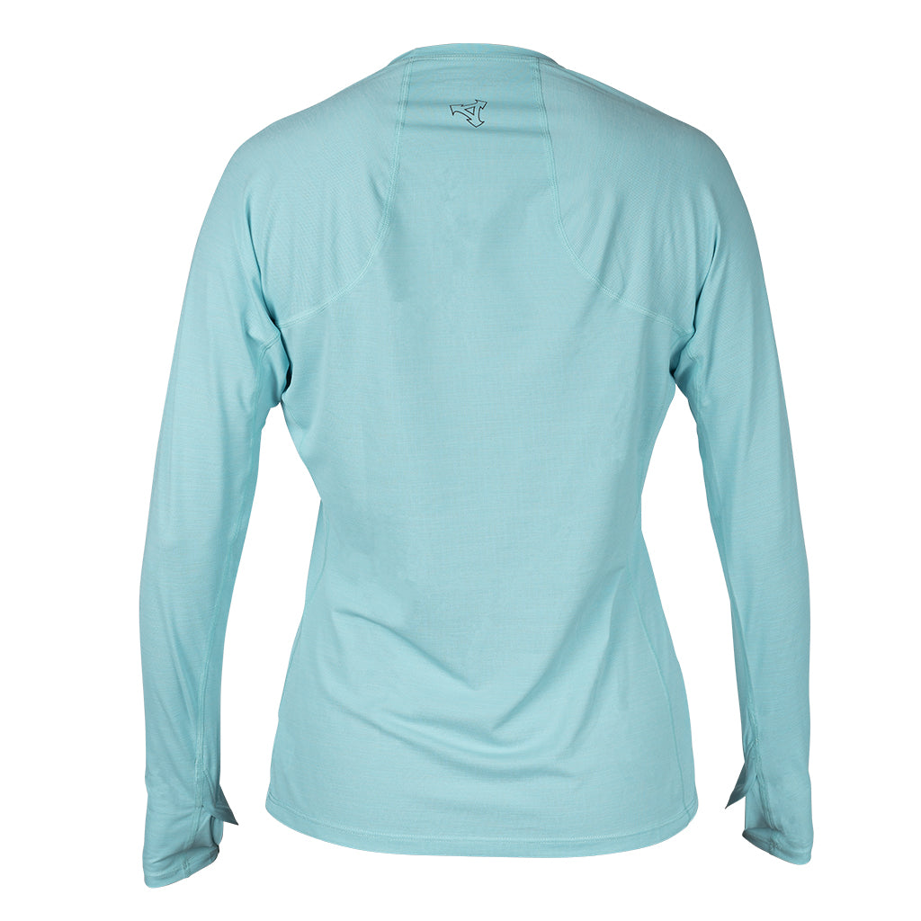 Women's Heathered VentX Long Sleeve Relaxed Fit UV - Glacier Blue
