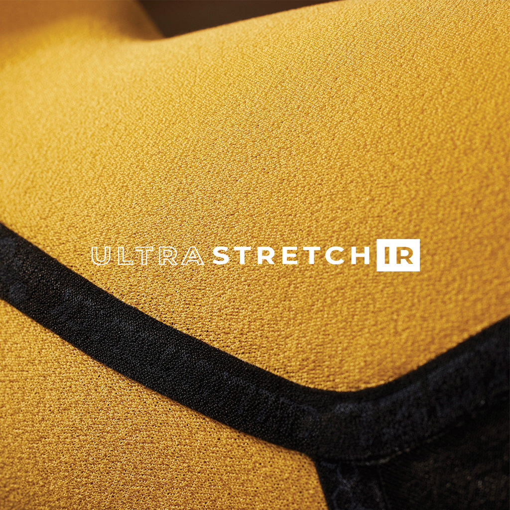 Xcel Ultra Stretch IR wetsuit technology close up image
