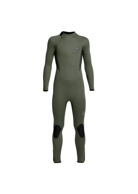 Kids' Axis Back Zip Full Wetsuit 4/3mm w/Ankle Zips sizes 4, 6, 8, 10