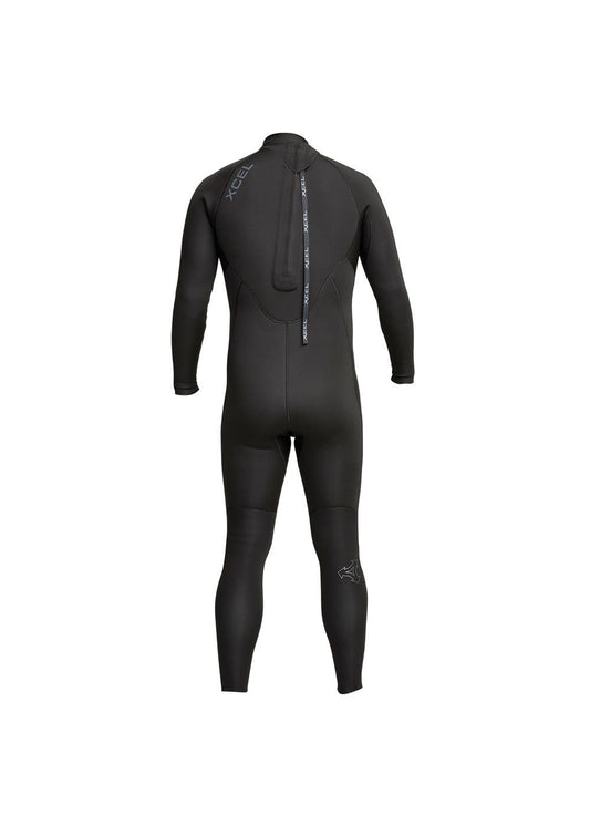 Men's Axis Back Zip Full Wetsuit 4/3mm