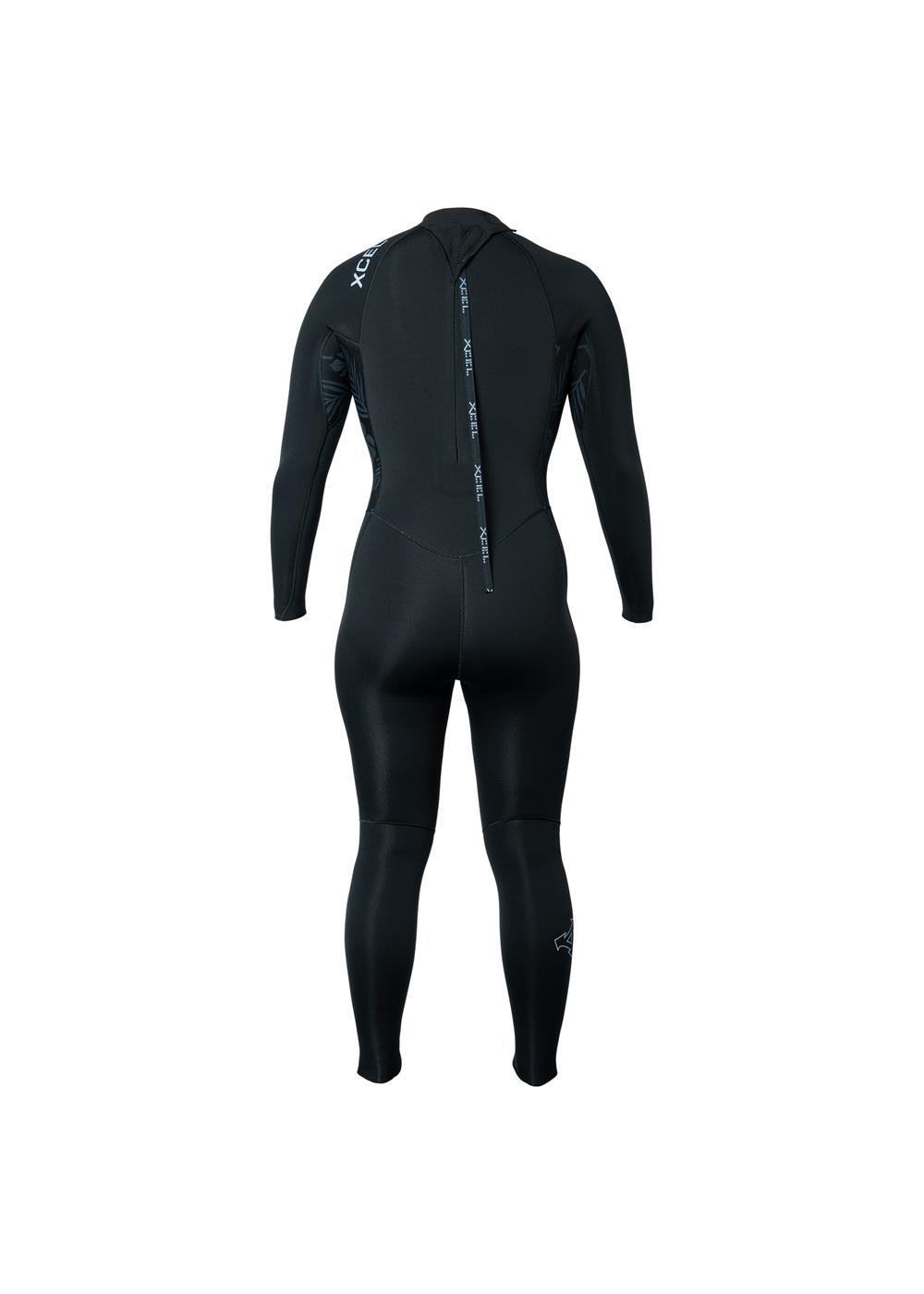Women's Axis Back Zip Full Wetsuit 4/3mm