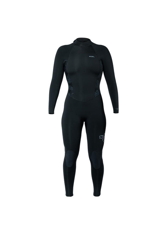 Women's Axis Back Zip Full Wetsuit 5/4mm