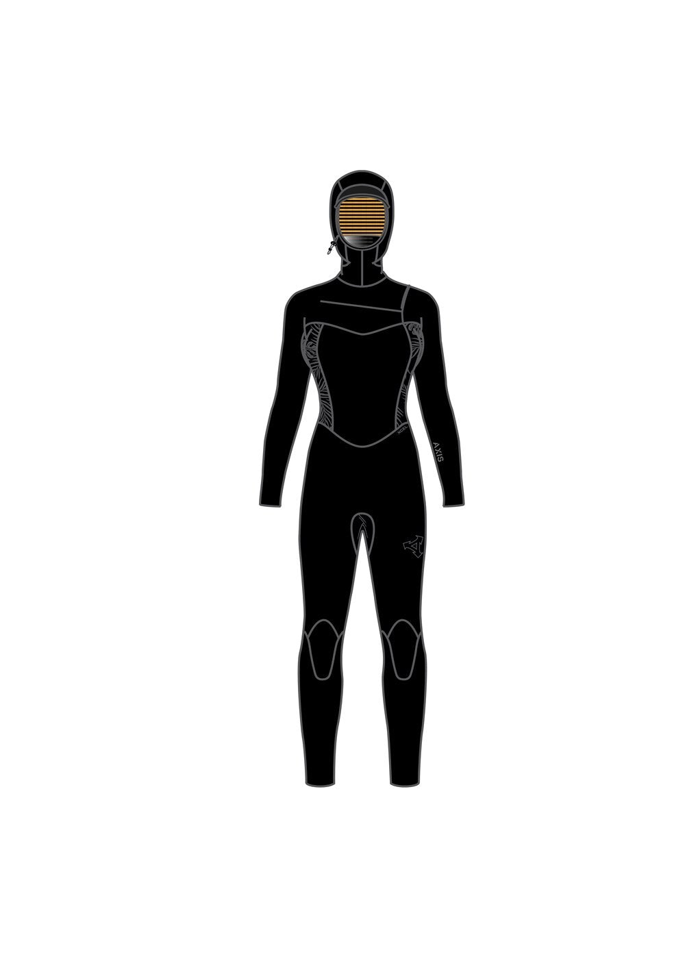 Women's Axis Hooded Full Wetsuit 5/4mm