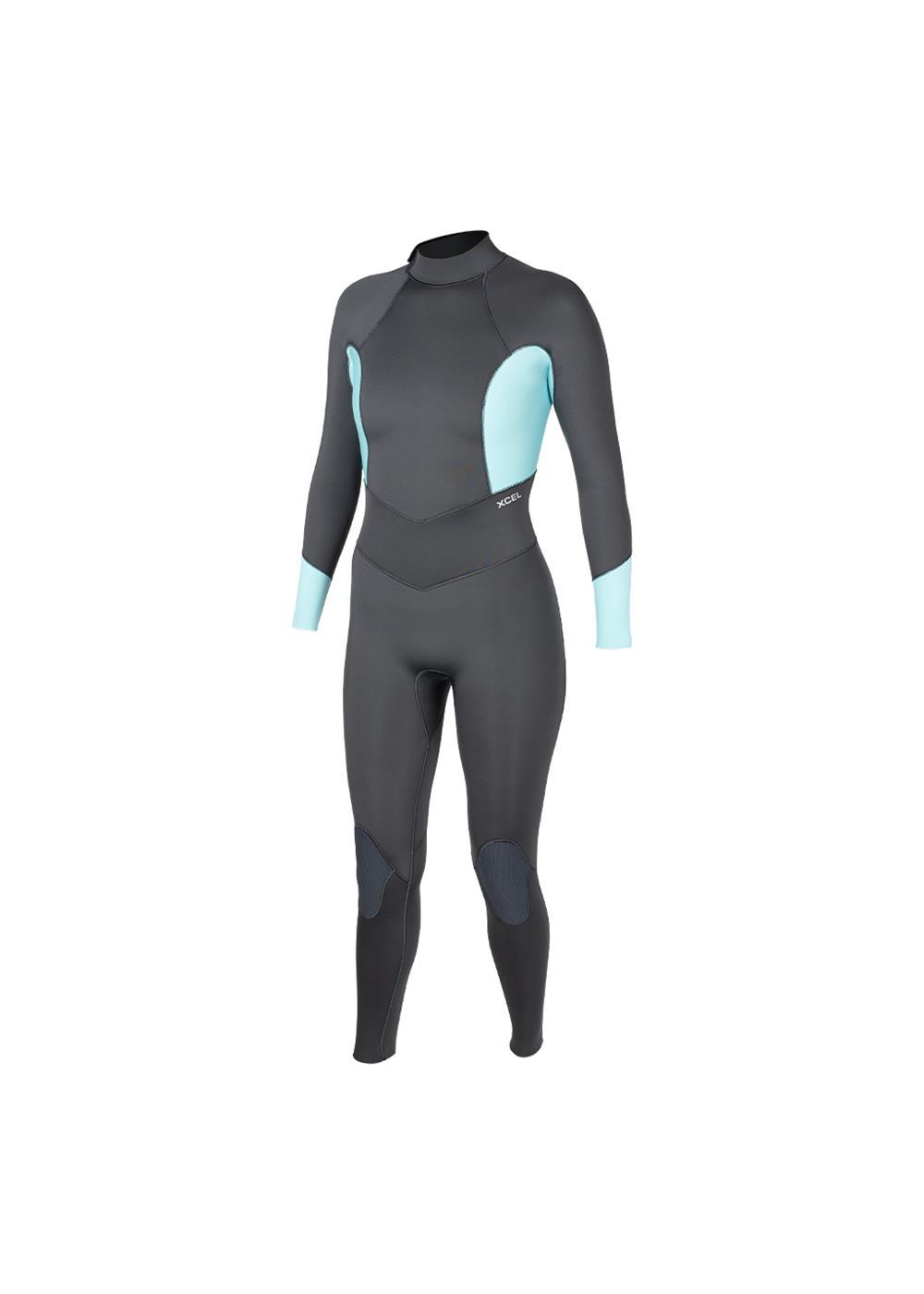 Women's Axis Back Zip Full Wetsuit 4/3mm