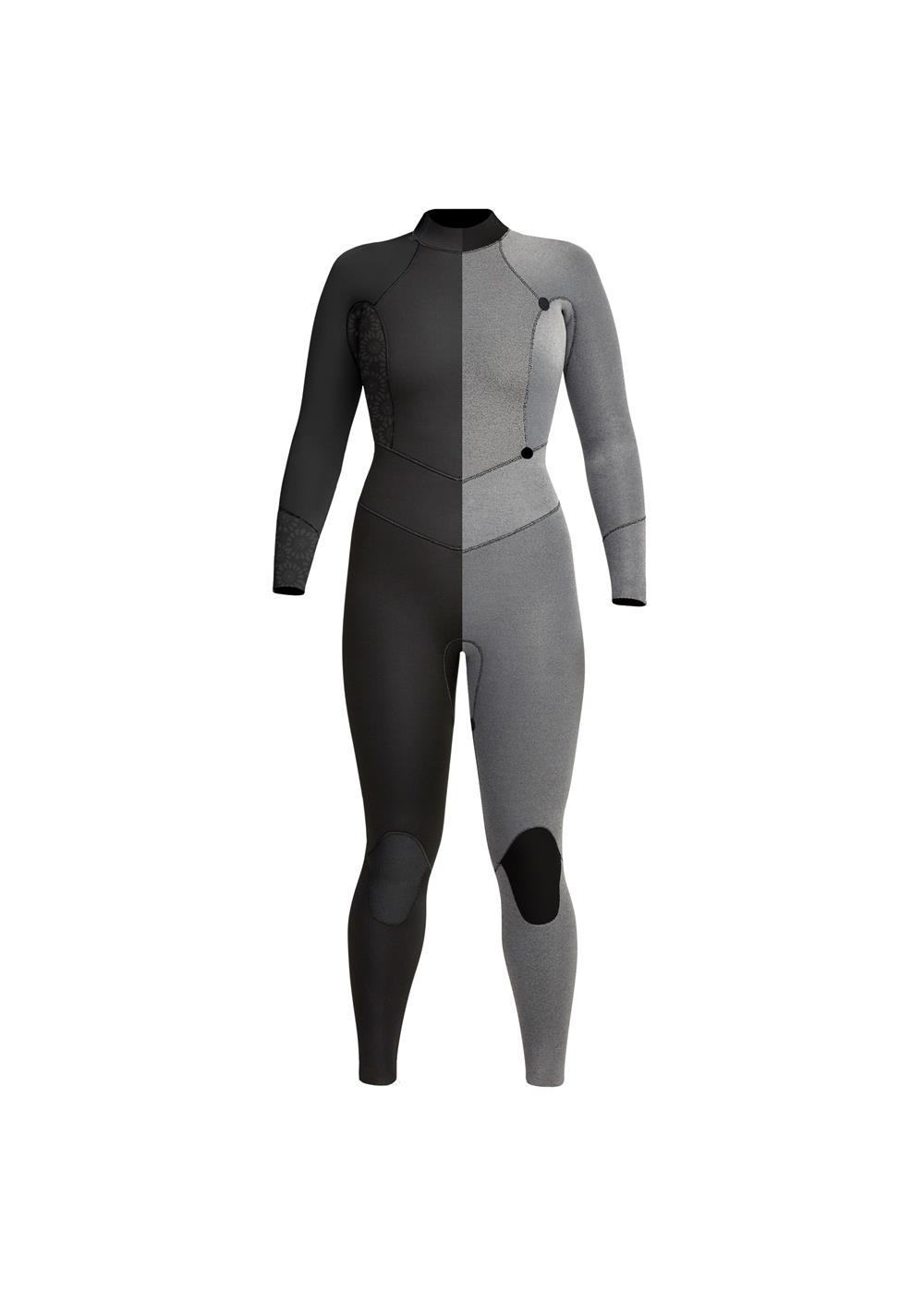 Women's Axis Back Zip Full Wetsuit 4/3mm