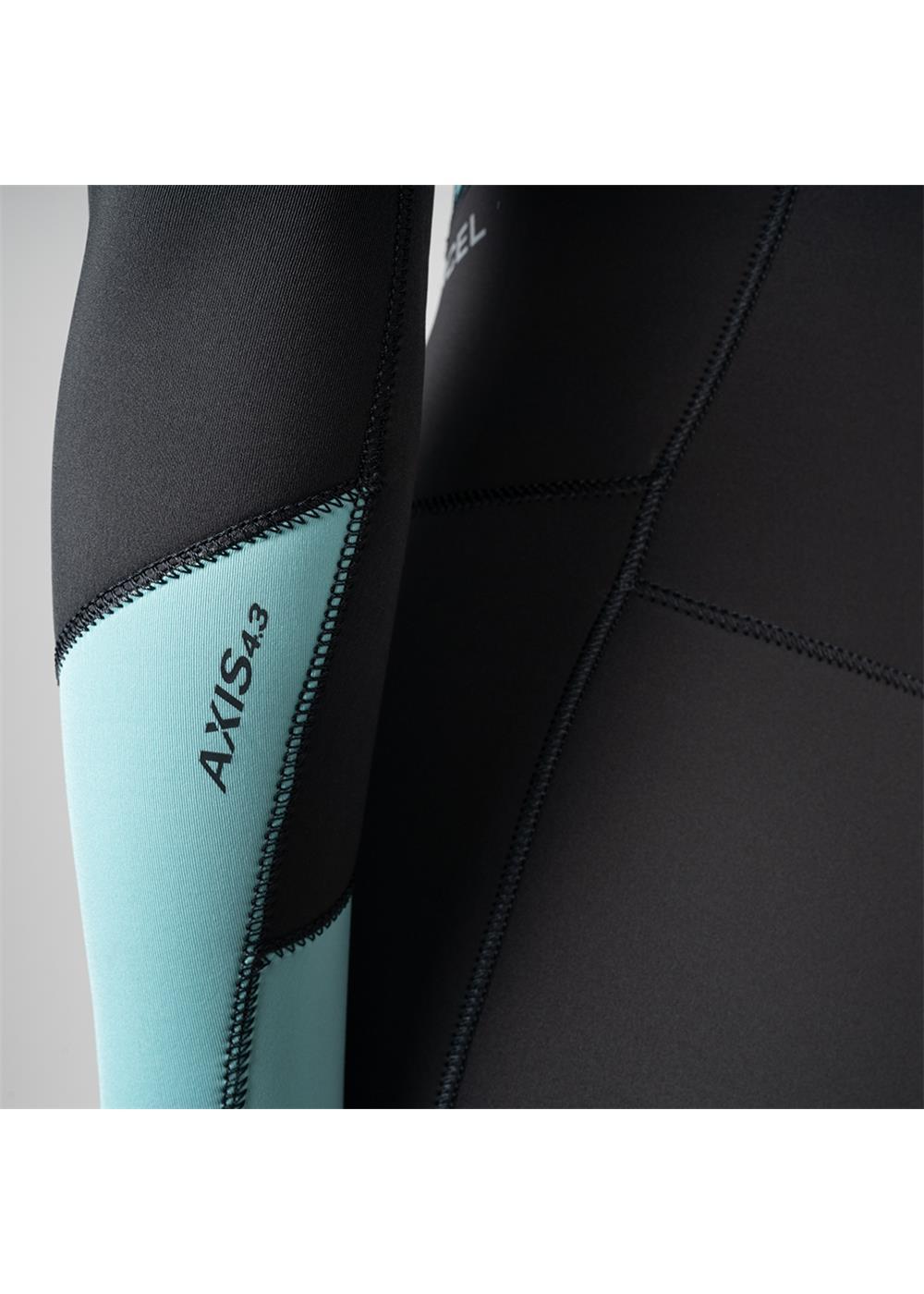 Women's Axis Back Zip Full Wetsuit 4/3mm