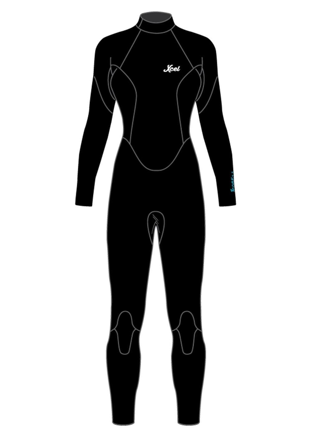 Women's IconX Full Wetsuit 4/3mm