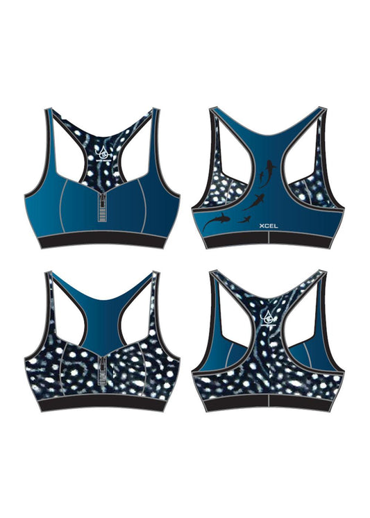 Women's Ocean Ramsey Water Inspired Axis Reversible Glideskin/Nylon Sport Top 1mm