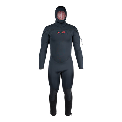 Mens Thermoflex Hooded Dive Full Wetsuit 9/7/6mm