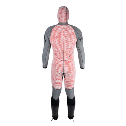 Mens Thermoflex Hooded Dive Full Wetsuit 9/7/6mm