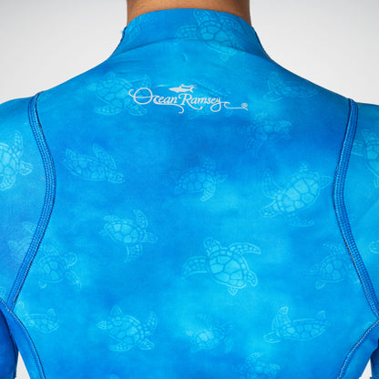 Women's Ocean Ramsey Water Inspired Axis Long Sleeve Front Zip Springsuit 2/1mm