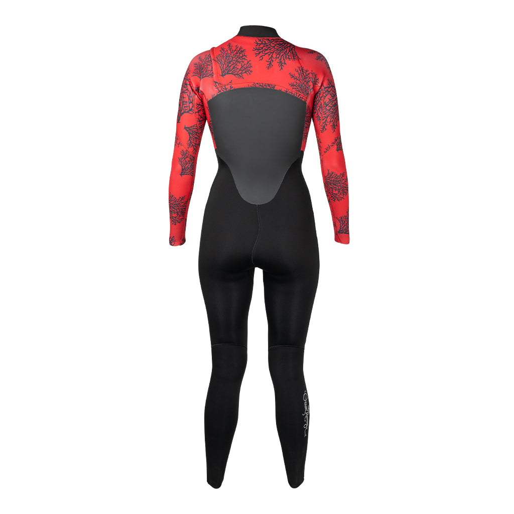 CR Neoprene Women's Smooth Leather Wetsuit 3mm Suitable for Women's Surfing  Free Deep Sea Diving Bikini Wetsuit Inner,Black,XS