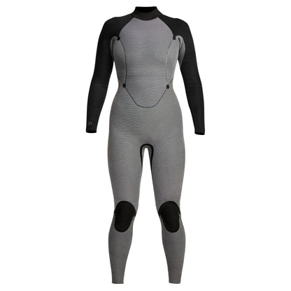 Interior front of the Women's Axis X Back Zip 4/3mm Full Wetsuit