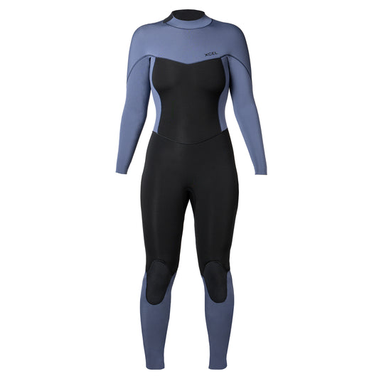 Women's Comp Back Zip Full Wetsuit 4/3mm