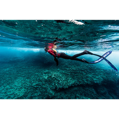 Women's Ocean Ramsey Water Inspired Axis Long Sleeve Back Zip Glide Skin Springsuit 2mm