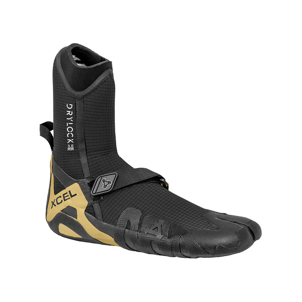 Men s Drylock Split Toe Boot 3mm Black Gum Xcel Wetsuits