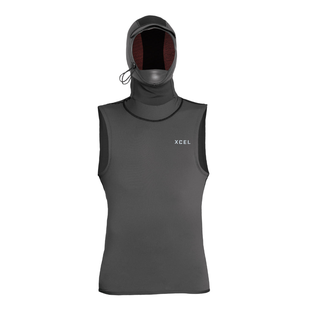 Men's Insulate-X Vest W/2mm Hood W/Bill & Dam
