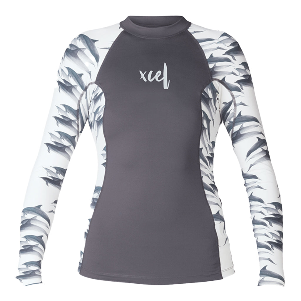 Ocean Ramsey Water Inspired Premium Stretch Long Sleeve UV Top