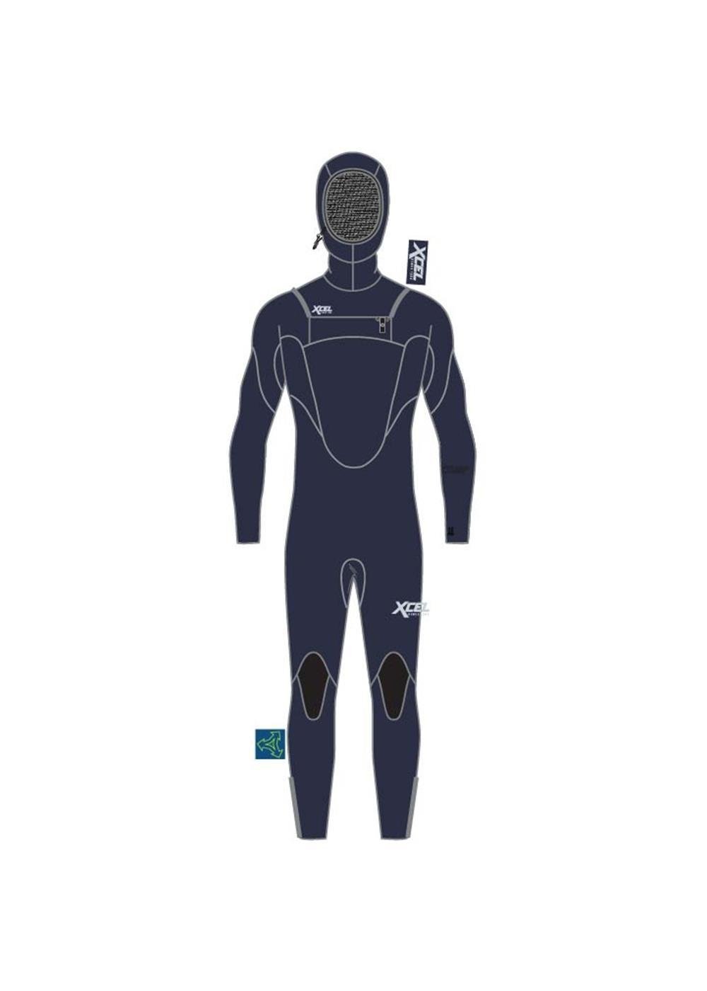 Kids' Comp Hooded 5/4mm Full Wetsuit