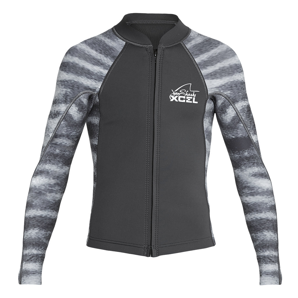 Youth Water Inspired Axis Long Sleeve Front Zip Jacket 2/1mm