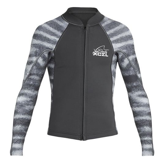 Youth Water Inspired Axis Long Sleeve Front Zip Jacket 2/1mm
