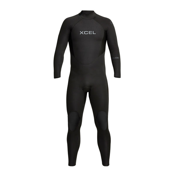 Men's Axis Back Zip Full Wetsuit 4/3mm - XS / BLACK