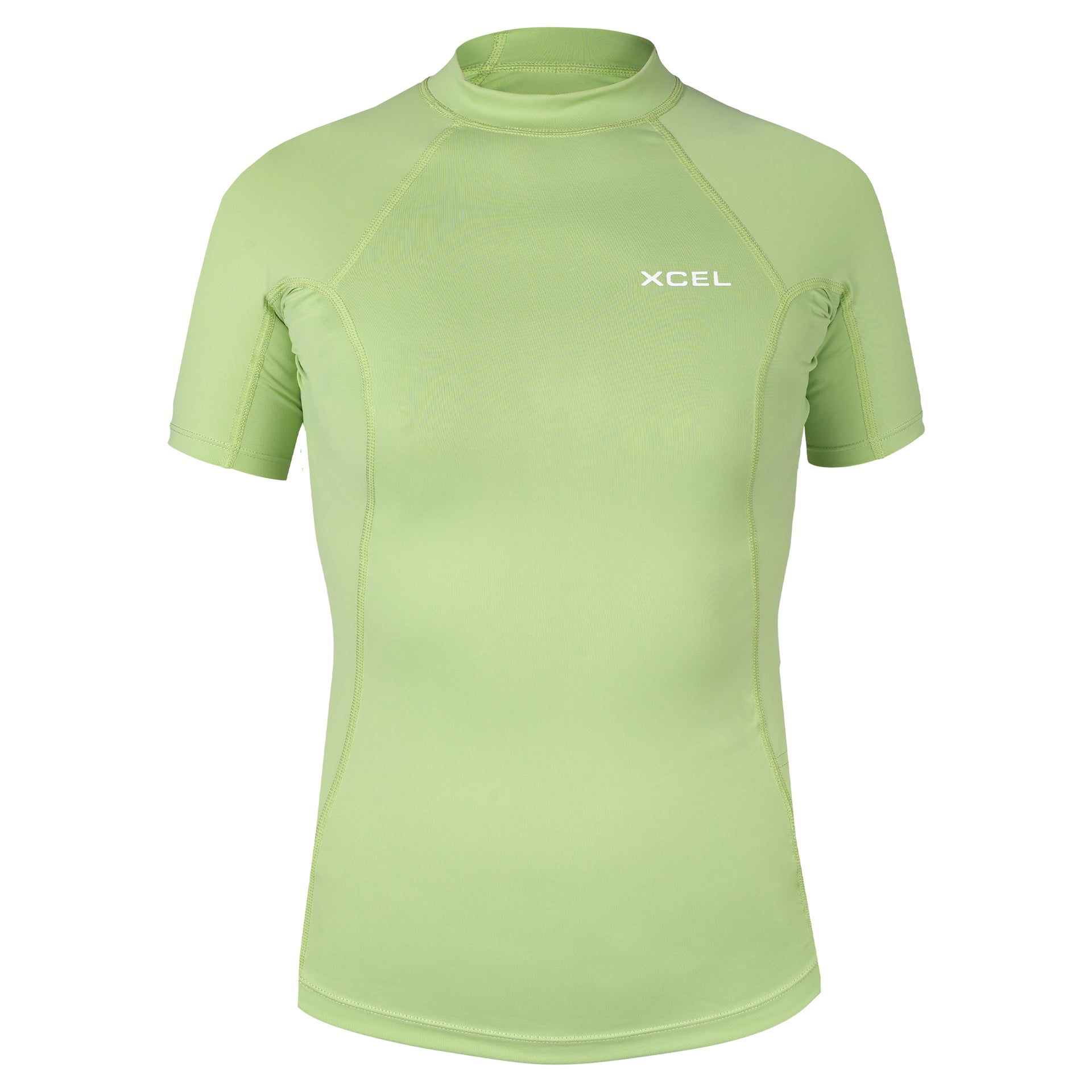 Premium Stretch Solid Short Sleeve Performance Fit UV Top