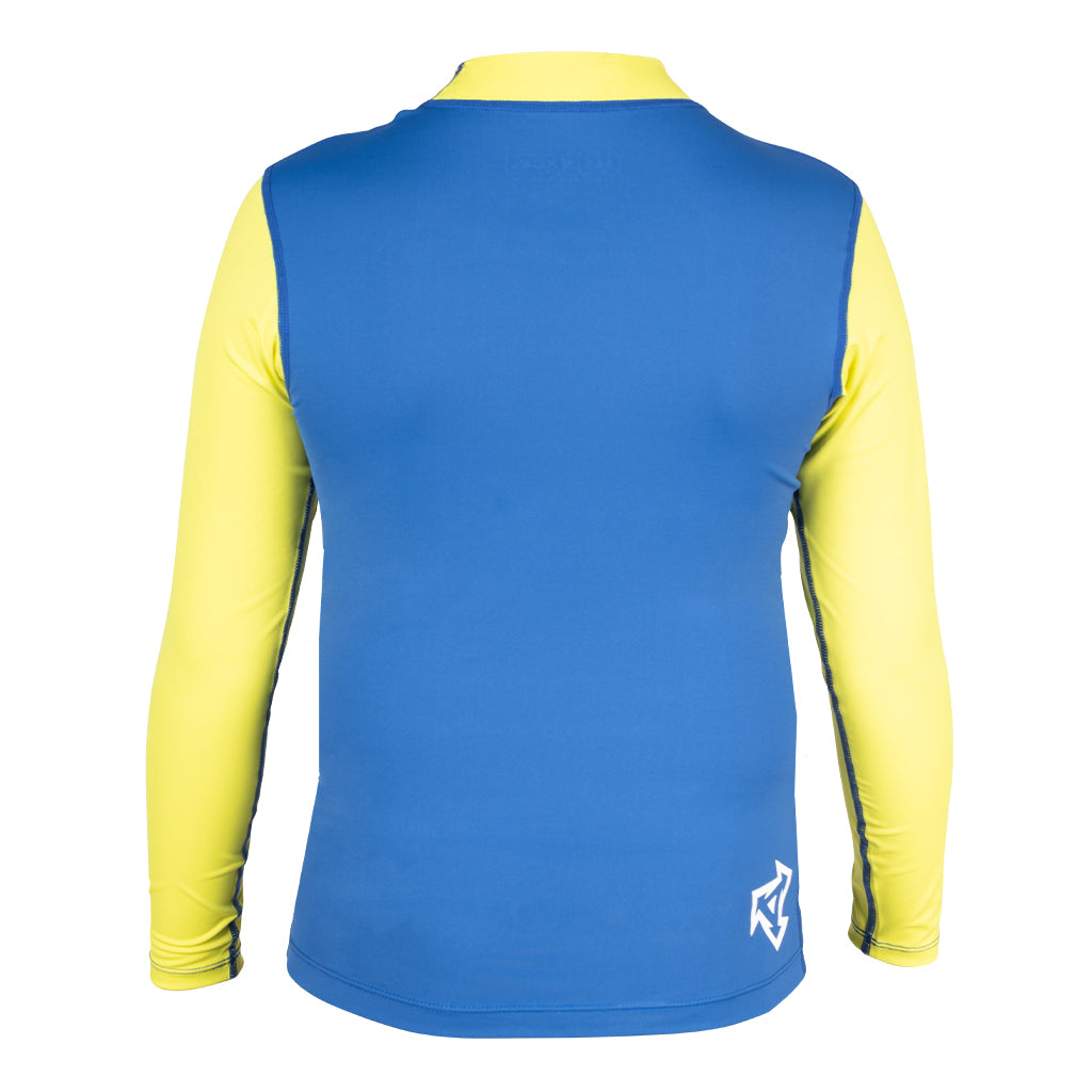 Youth Premium Stretch Color Block Long Sleeve Performance Fit UV Top