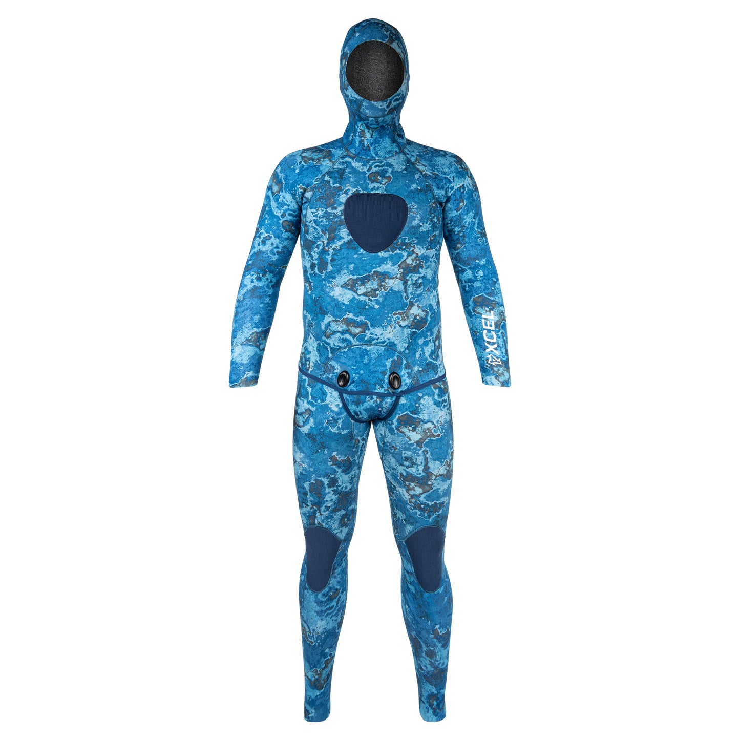 Men's Free Diver 2-Piece Set Hooded Full Wetsuit 3mm