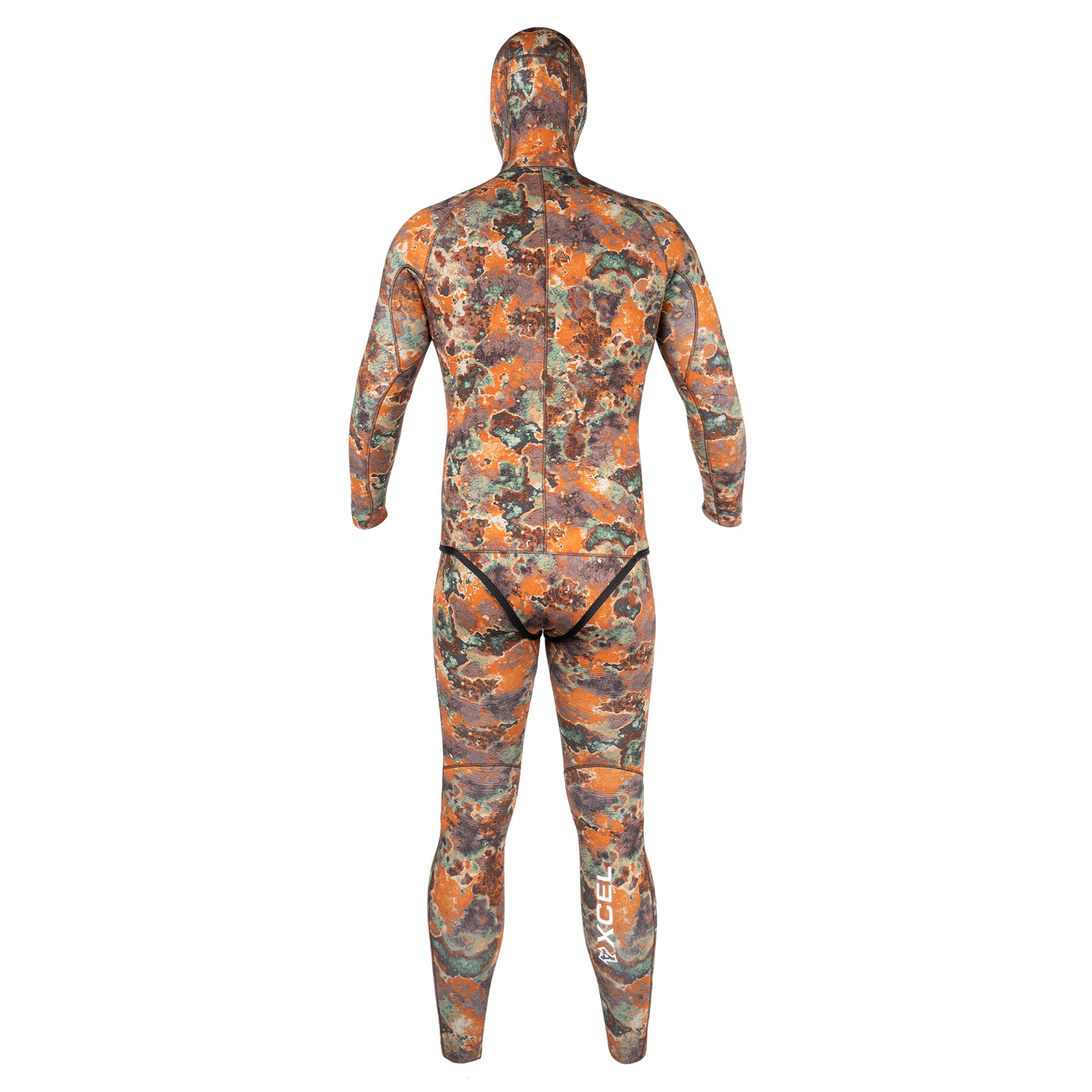 Men's Free Diver 2-Piece Set Hooded Full Wetsuit 5mm