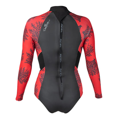 Women's Ocean Ramsey Water Inspired Axis Long Sleeve Back Zip Glide Sk –  Xcel Wetsuits