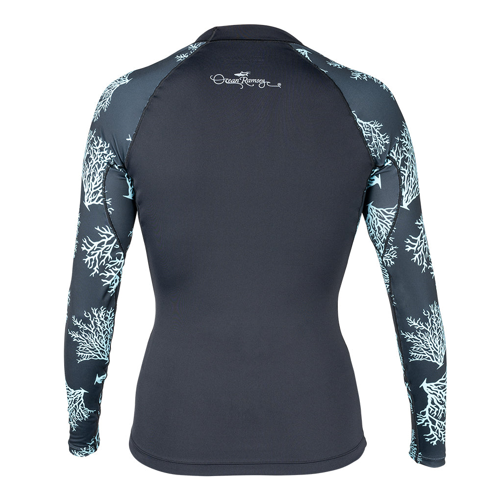 Women's Ocean Ramsey Water Inspired Premium Stretch Long Sleeve UV Top –  Xcel Wetsuits